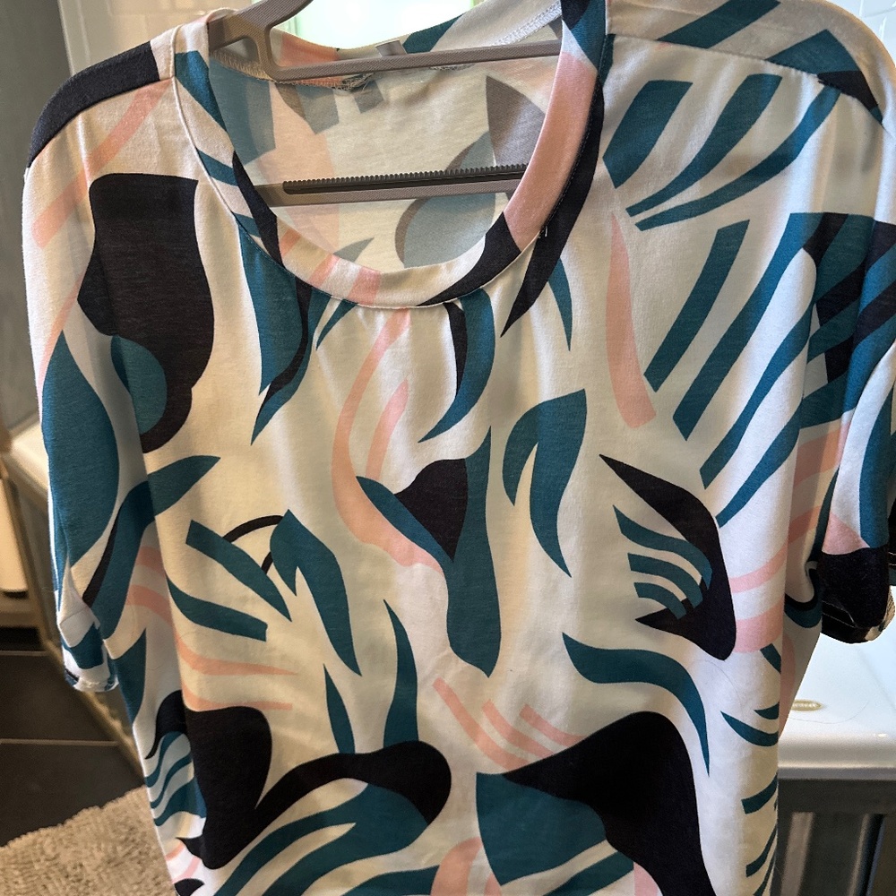 Patterned Work Shirt